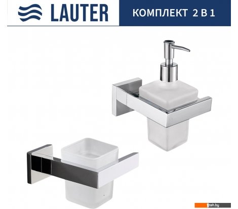  - Аксессуары для ванной и туалета Lauter 21SH71061 + 21SH71091 (Chrome, 2 предмет) - 21SH71061 + 21SH71091 (Chrome, 2 предмет)