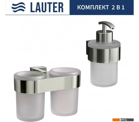  - Аксессуары для ванной и туалета Lauter 21TS3016 + 21TS3020 (Chrome, 2 предмета) - 21TS3016 + 21TS3020 (Chrome, 2 предмета)