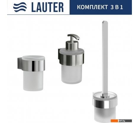  - Аксессуары для ванной и туалета Lauter 21TS3018 + 21TS3020 + 21TS3022 (Chrome, 3 предмета) - 21TS3018 + 21TS3020 + 21TS3022 (Chrome, 3 предмета)