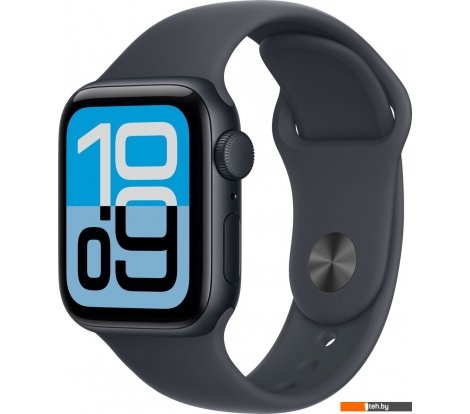  - Умные часы и браслеты Apple Watch SE 3 40 мм (алюминиевый корпус, полуночный/полуночный, спортивный силиконовый ремешок S/M) - Watch SE 3 40 мм (алюминиевый корпус, полуночный/полуночный, спортивный силиконовый ремешок S/M)