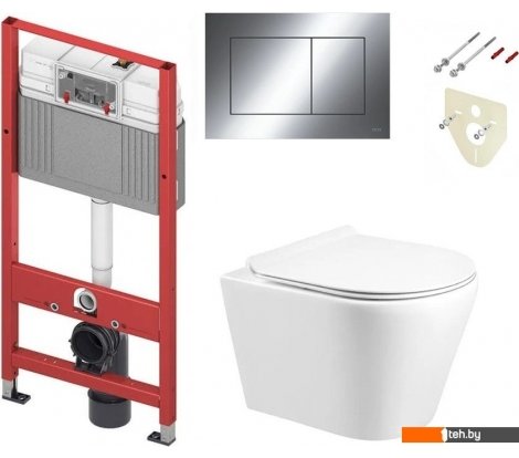  - Унитазы Grado GD-W201T + TECE Kit 9400412 (с кнопкой смыва) - GD-W201T + TECE Kit 9400412 (с кнопкой смыва)