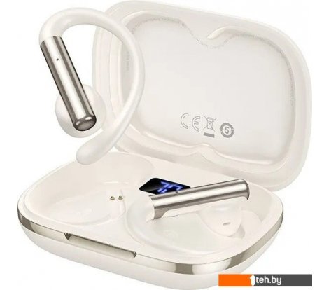  - Наушники и гарнитуры Hoco EW206 (бежевый) - EW206 (бежевый)