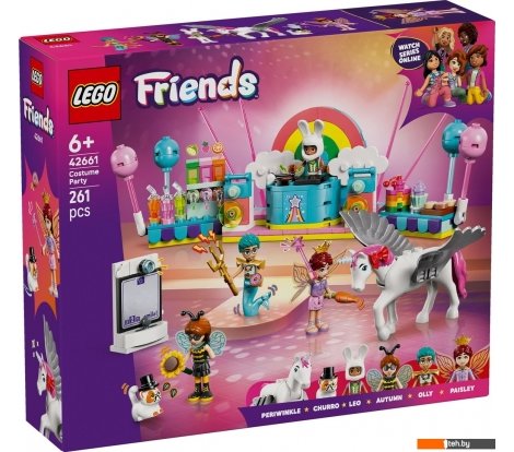  - Конструкторы LEGO Friends Костюмированная вечеринка с единорогом и феей 42661 - Friends Костюмированная вечеринка с единорогом и феей 42661