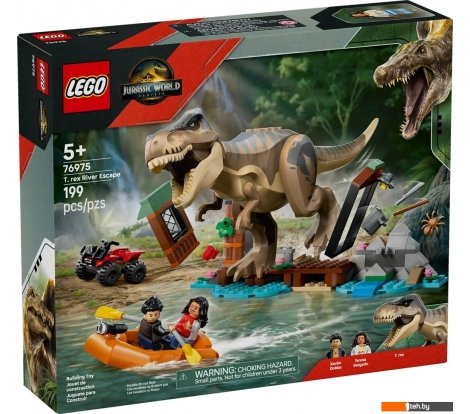  - Конструкторы LEGO Jurassic World Побег по реке от Ти-Рекса 76975 - Jurassic World Побег по реке от Ти-Рекса 76975
