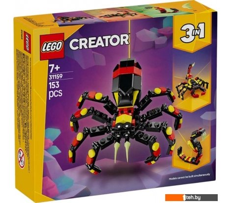  - Конструкторы LEGO Creator 3 в 1 31159 Удивительный паук - Creator 3 в 1 31159 Удивительный паук