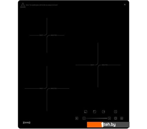  - Варочные панели Zorg INO45 black - INO45 black