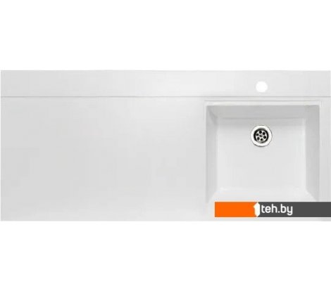  - Умывальники Runo Гамма 105 лайт с левым крылом (белый) - Гамма 105 лайт с левым крылом (белый)