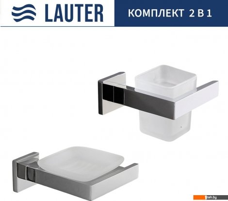  - Аксессуары для ванной и туалета Lauter 21SH71061 + 21SH71051 (Chrome, 2 предмета) - 21SH71061 + 21SH71051 (Chrome, 2 предмета)