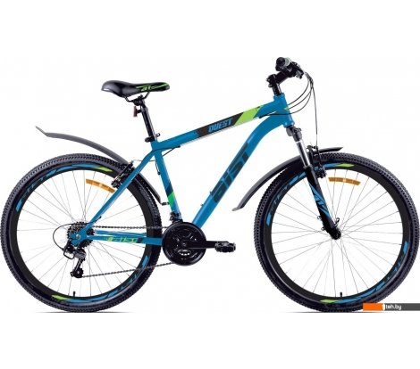  - Велосипеды AIST Quest 26 р.20 2025 (разобранный, голубой) - Quest 26 р.20 2025 (разобранный, голубой)