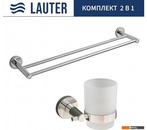  - Аксессуары для ванной и туалета Lauter 21SH72061 + 21SH70021 (Chrome, 2 предмета) - 21SH72061 + 21SH70021 (Chrome, 2 предмета)