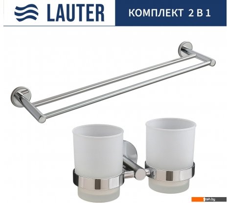  - Аксессуары для ванной и туалета Lauter 21SH72081 + 21SH70021 (Chrome, 2 предмета) - 21SH72081 + 21SH70021 (Chrome, 2 предмета)