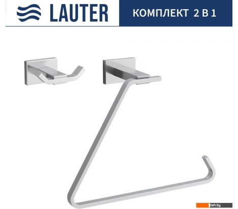  - Аксессуары для ванной и туалета Lauter 21TS1019 + 21TS1017 (Chrome, 2 предмета) - 21TS1019 + 21TS1017 (Chrome, 2 предмета)