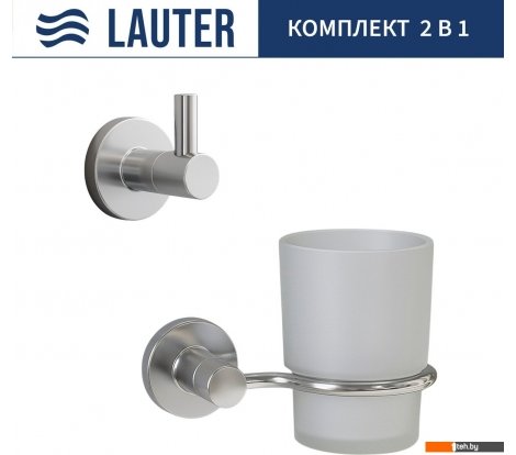  - Аксессуары для ванной и туалета Lauter 21TS20115 + 21TS2019 (Chrome, 2 предмета) - 21TS20115 + 21TS2019 (Chrome, 2 предмета)