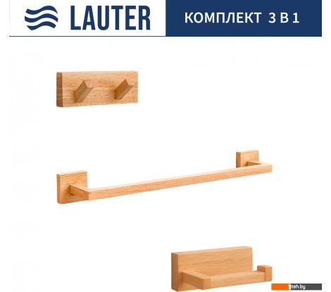  - Аксессуары для ванной и туалета Lauter 21BWO81C-2R + 21BWO81F-R + 21BWO81G- R (3 предмета) - 21BWO81C-2R + 21BWO81F-R + 21BWO81G- R (3 предмета)
