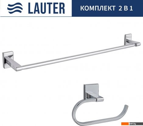  - Аксессуары для ванной и туалета Lauter 21SH8301 + 21SH9091 (Chrome, 2 предмета) - 21SH8301 + 21SH9091 (Chrome, 2 предмета)