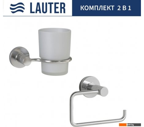  - Аксессуары для ванной и туалета Lauter 21TS20115 + 21TS20111 (Chrome, 2 предмета) - 21TS20115 + 21TS20111 (Chrome, 2 предмета)