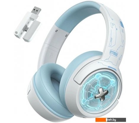  - Наушники и гарнитуры Onikuma GT802 (белый/голубой) - GT802 (белый/голубой)