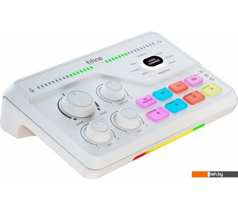  - Микшерные пульты и консоли FIFINE SC8 (белый) - SC8 (белый)