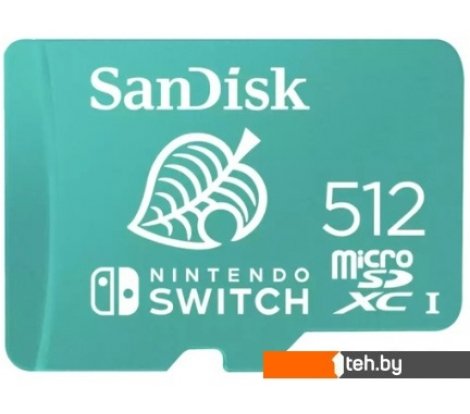  - Карты памяти SanDisk Nintendo Switch Licensed Card Animal Crossing Edition microSDXC 512GB SDSQXAO-512G-GN3ZN - Nintendo Switch Licensed Card Animal Crossing Edition microSDXC 512GB SDSQXAO-512G-GN3ZN