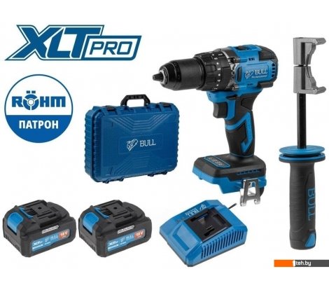  - Шуруповерты, гайковерты, электроотвертки Bull SR 1806 R-series Xcase XLTpro 2329059 (с 2-мя АКБ, кейс) - SR 1806 R-series Xcase XLTpro 2329059 (с 2-мя АКБ, кейс)