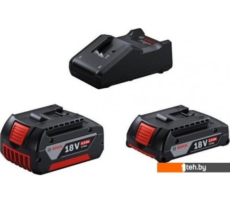  - Аккумуляторы и зарядные устройства для инструмента Bosch 1600A01ZS9 (18В/4 Ah + 18В/2 Ah + 18В) - 1600A01ZS9 (18В/4 Ah + 18В/2 Ah + 18В)
