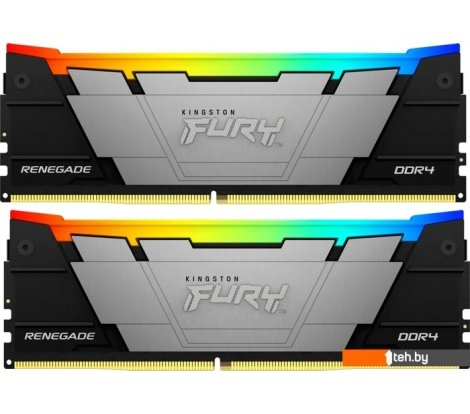  - Оперативная память Kingston FURY Renegade RGB 2x32ГБ DDR4 3200 МГц KF432C16RB2AK2/64 - FURY Renegade RGB 2x32ГБ DDR4 3200 МГц KF432C16RB2AK2/64
