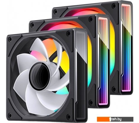  - Системы охлаждения Jonsbo ZK-120 Reversed (черный, 3 шт.) - ZK-120 Reversed (черный, 3 шт.)