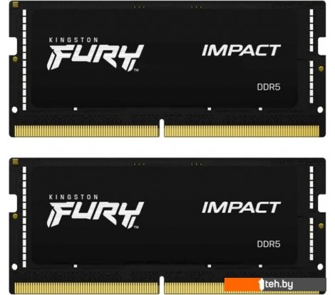  - Оперативная память Kingston FURY Impact 2x16 ГБ DDR5 4800 МГц KF548S38IBK2-32 - FURY Impact 2x16 ГБ DDR5 4800 МГц KF548S38IBK2-32