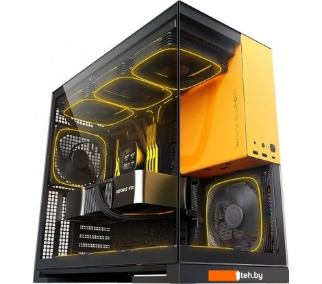  - Корпуса Geometric Future Model 5 5FAN (черный/желтый) - Model 5 5FAN (черный/желтый)