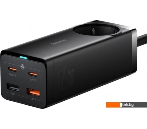  - Зарядные устройства Baseus GaN3 Pro Desktop Powerstrip AC+2U+2C 65W PSZM000901 - GaN3 Pro Desktop Powerstrip AC+2U+2C 65W PSZM000901