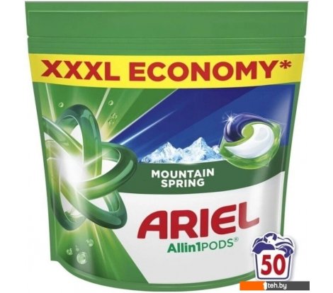  - Бытовая химия Ariel Все в 1 Горный родник (50 шт) - Все в 1 Горный родник (50 шт)