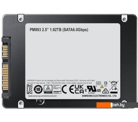  - SSD Samsung PM893 480GB MZ7L3480HCHQ-00B7C - PM893 480GB MZ7L3480HCHQ-00B7C