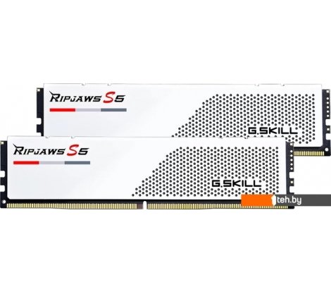  - Оперативная память G.Skill Ripjaws S5 2x32ГБ DDR5 5600МГц F5-5600J3636D32GX2-RS5W - Ripjaws S5 2x32ГБ DDR5 5600МГц F5-5600J3636D32GX2-RS5W