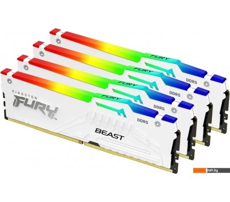  - Оперативная память Kingston FURY Beast RGB 4x16ГБ DDR5 6000 МГц KF560C40BWAK4-64 - FURY Beast RGB 4x16ГБ DDR5 6000 МГц KF560C40BWAK4-64
