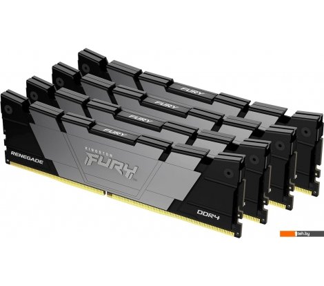  - Оперативная память Kingston FURY Renegade 4x8ГБ DDR4 3200 МГц KF432C16RB2K4/32 - FURY Renegade 4x8ГБ DDR4 3200 МГц KF432C16RB2K4/32