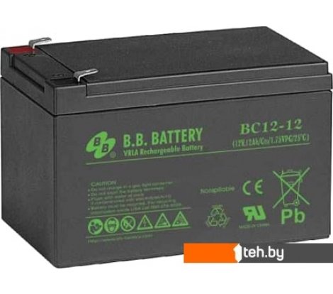  - Аккумуляторы для ИБП B.B. Battery BC12-12 (12В/12 А·ч) - BC12-12 (12В/12 А·ч)