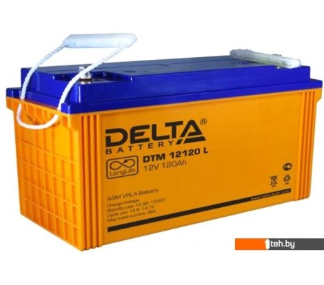  - Аккумуляторы для ИБП Delta DTM 12120 L (12В/120 А·ч) - DTM 12120 L (12В/120 А·ч)