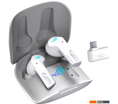  - Наушники и гарнитуры ASUS ROG Cetra True Wireless SpeedNova Moonlight White - ROG Cetra True Wireless SpeedNova Moonlight White