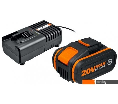  - Аккумуляторы и зарядные устройства для инструмента Worx WA3604 (20В/4.0 Ah + 20В) - WA3604 (20В/4.0 Ah + 20В)