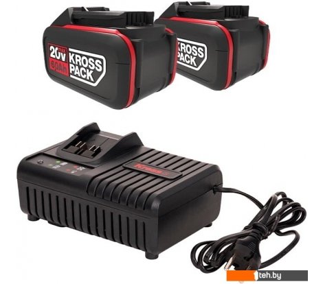  - Аккумуляторы и зарядные устройства для инструмента Kress KAD22 (20В/2x6 Ач + 20В) - KAD22 (20В/2x6 Ач + 20В)