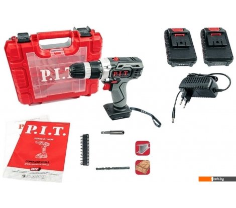  - Шуруповерты, гайковерты, электроотвертки P.I.T. PSR18-D1 New (с 2-мя АКБ, кейс) - PSR18-D1 New (с 2-мя АКБ, кейс)