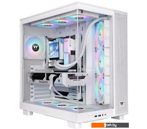  - Корпуса Thermaltake View 380 XL TG ARGB Snow CA-11E-00M6WN-00 - View 380 XL TG ARGB Snow CA-11E-00M6WN-00