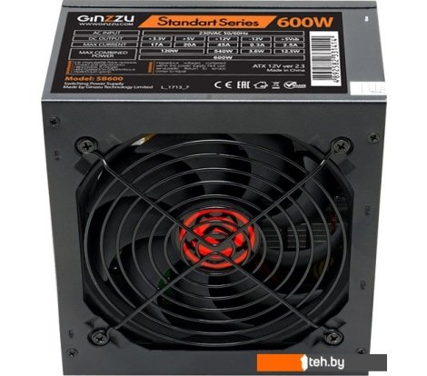  - Блоки питания Ginzzu SB600 - SB600