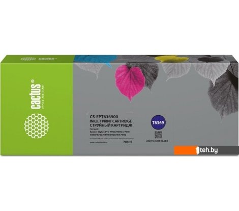  - Картриджи для принтеров и МФУ CACTUS CS-EPT636900 (аналог Epson EPT636900) - CS-EPT636900 (аналог Epson EPT636900)