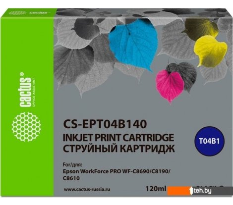 - Картриджи для принтеров и МФУ CACTUS CS-EPT04B140 (аналог Epson EPT04B140) - CS-EPT04B140 (аналог Epson EPT04B140)