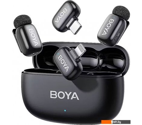  - Микрофоны BOYA Mini 2-01 (черный) - Mini 2-01 (черный)