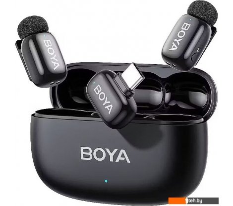  - Микрофоны BOYA Mini 2-02 (черный) - Mini 2-02 (черный)