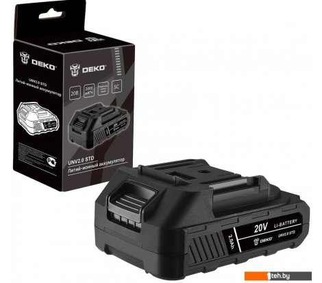  - Аккумуляторы и зарядные устройства для инструмента Deko UNV2.0 STD 063-4492 (20В/2 Ач) - UNV2.0 STD 063-4492 (20В/2 Ач)