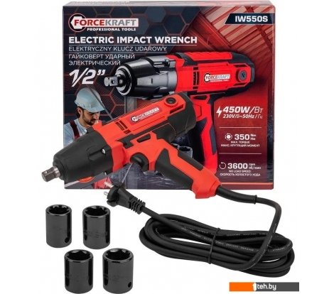  - Шуруповерты, гайковерты, электроотвертки ForceKraft FK-IW550S - FK-IW550S