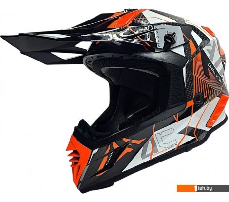  - Мотошлемы AIM RH855 Carbon Razor RH855R-DWR-L (L, белый/красный) - RH855 Carbon Razor RH855R-DWR-L (L, белый/красный)
